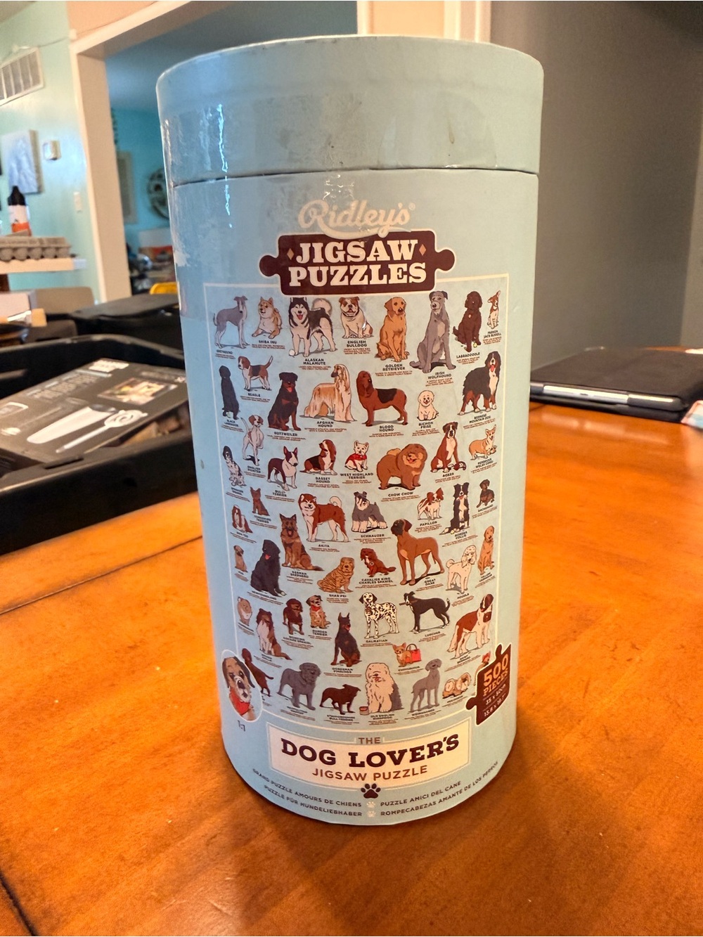 Ridley's Dog Lover's Jigsaw Puzzle - Light Blue